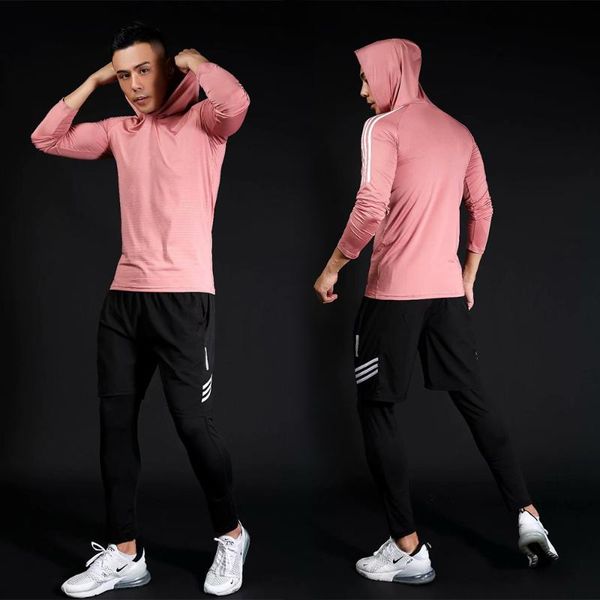 

workout clothes for men sportswear workout clothes athletic suits running jogging sports dry fit jogging suit, Black;blue