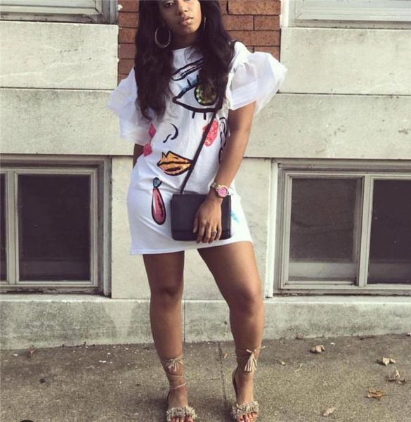 

dresses crew neck short sleeve fashion style female casual clothing womens summer a line designer shirt, Black;gray