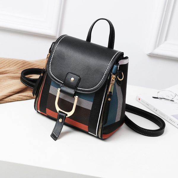 

new women leather backpack designer girls fashion school bags for teenager travel back bag rucksack sac a dos