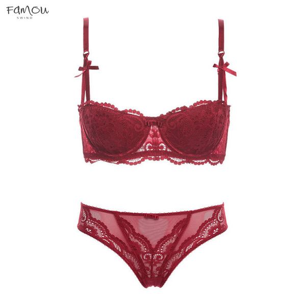 

sexy fashion бюстгальтер нижнее белье intimates маленькое кружевное белье искушение черный красный невесты комплект вышивки бюстгальтер нижн, Red;black