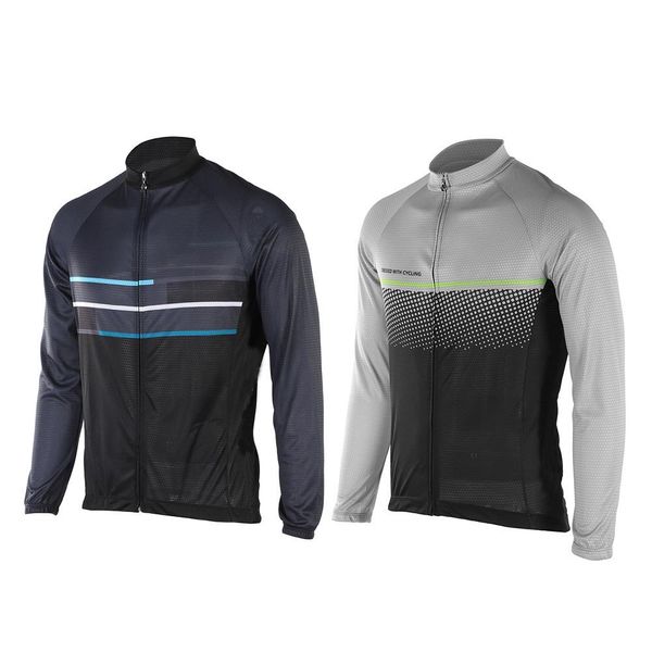 

cycling jersey quick dry breathable men's long sleeve cycling tight shirt summer racing bike jersey shirt clothing, Black