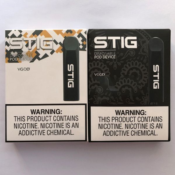 

Высокое качество 100% первоначально VGOD STIG Одноразовый комплект Vape устройство 270mAh Аккумулятор 1,2 мл картридж Vape Pen Kit VS эон стик