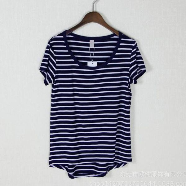 

womens designer tshirt designer shirt modal loose summer short stripes t shirt t shirts ladies short tee shirt clothes plus size, White