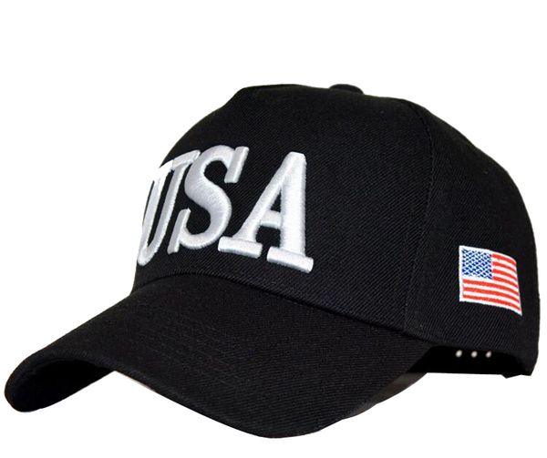 Fashipn Baseball Caps EUA Carta Bordado Bordado Trump policial Republicano Dadhat Presidente Snapback Cotton Chapéus Casuais Patriotas