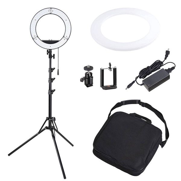 

us stock 12 inch 40w led ring light with tripod p studio camera light video light with tripod phone holder