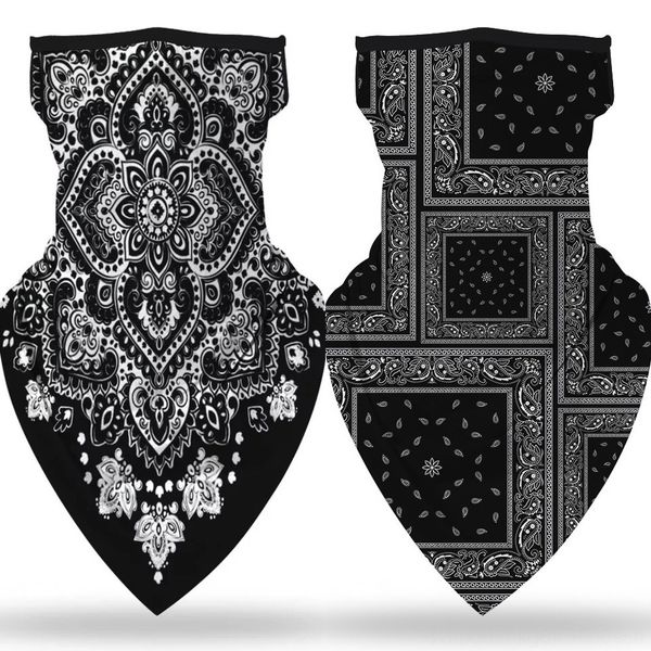 

t70pu shipping sport neck bicycle fishing scarf bandanas shield face filters with safety mask bandana headwear ring scarf, Black