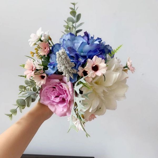 

small bouquet artificial flowers fake flowers living room decoration centerpiece