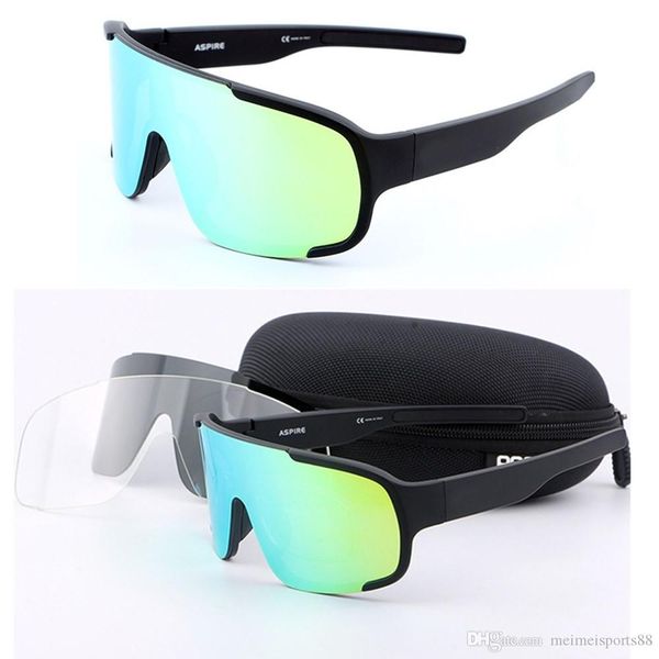

flight jacket cycling eyewear men fashion polarized tr90 sunglasses outdoor sport running glasses 3 lens outdoor cycling