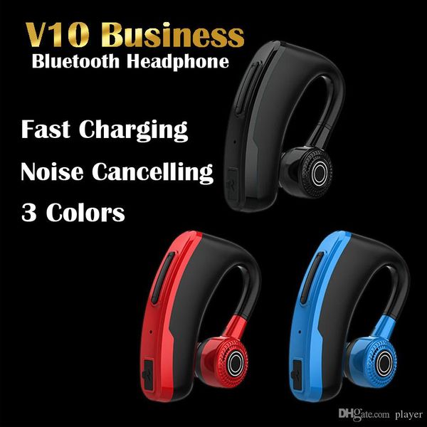 

2019 v9 v10 бизнес bluetooth наушники быстрая зарядка драйвер handsfree наушники с командой микрофонный voice отмена для всех телефонных