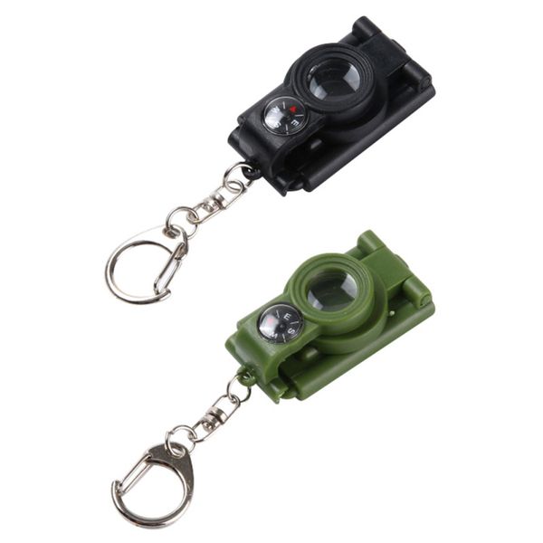 

outdoor keychain mini telescope multifunction outdoor hiking camping adventure tool with battery