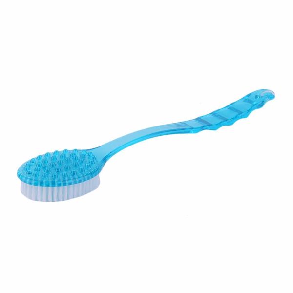 

3 colors long handle ultra soft bath shower brush skin massage back rubbing brush health care body accessories rubbing tools
