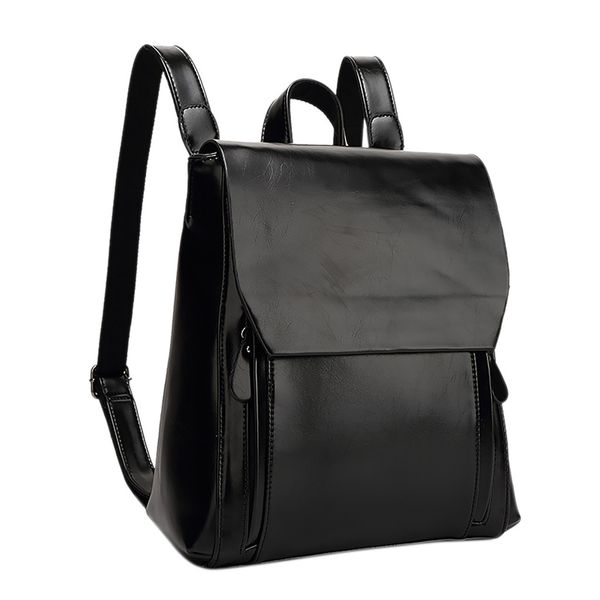 

backpack in women's casual daypacks leather soft face fashion retro college backpack brand new and gq10