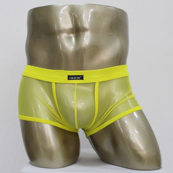 

new cockcon men's boxer underwear 100% cotton seamless panties boxer, Black;white