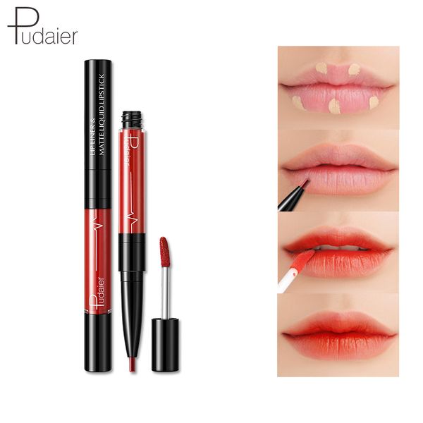 

lip liner pencil long lasting pigments waterproof non-marking matte red pink lipstick pen lip stick gloss nude mekeup woman