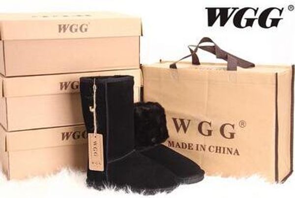 

fashion classic 2019 wgg promotional ladies classic high boots snow boots snow boot us size 5 --- 13, Black