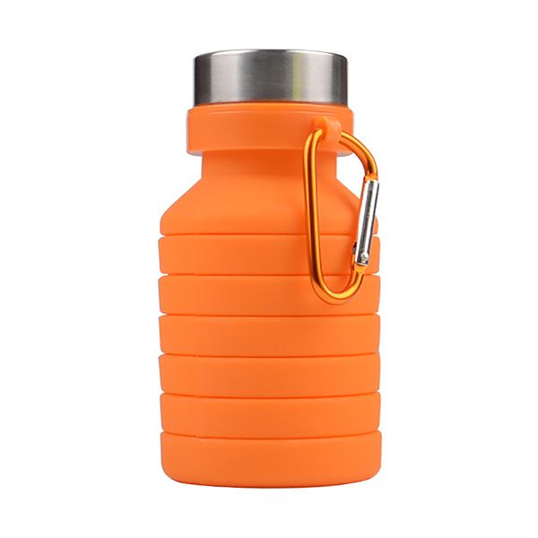

outdoor travel sports folding silicone water bottle kettle cup