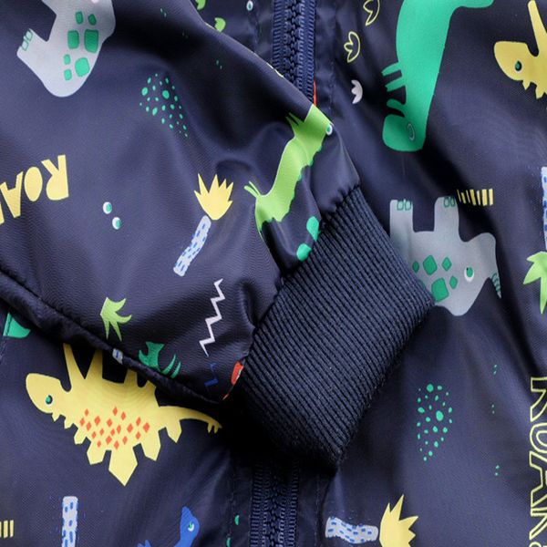 

dinosaur jacket baby outerwear coat boys girls kids children hooded clothing down jacket for girls winter overalls casual jacket, Blue;gray