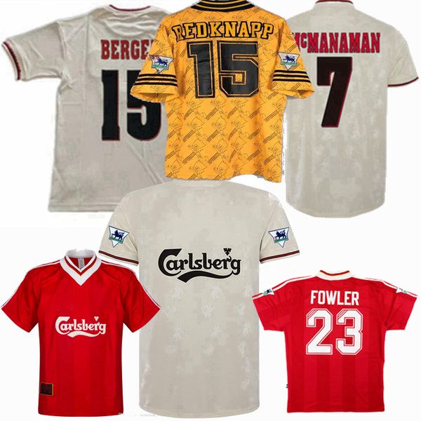 

Ретро ФАУЛЕР BERGER БАРНС McManaman Коллимора Реднапп 1994 1995 1996 1997 трикотажные изделия футбола 94/95/96/97 дом вдали ретро футбол рубашка
