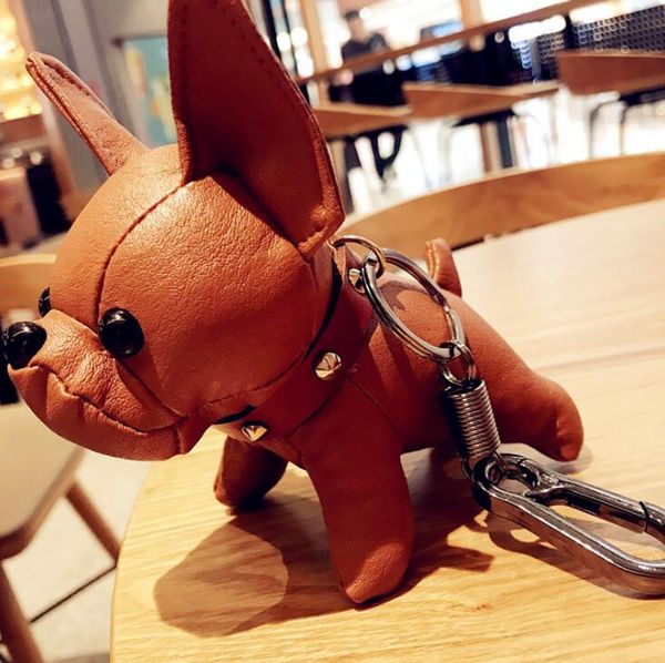 

designer handbags bulldog pendant bag pendant car decoration luggages bag parts accessories gifts ugly doll ornaments cute, Black