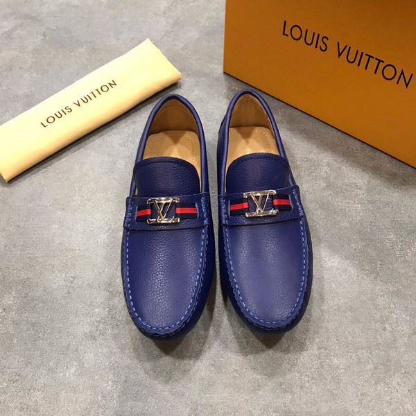 

men's casual shoes british style moccasins genuine leather flats zapatos hombre loafers footwear men winter&sping chaussures, Black