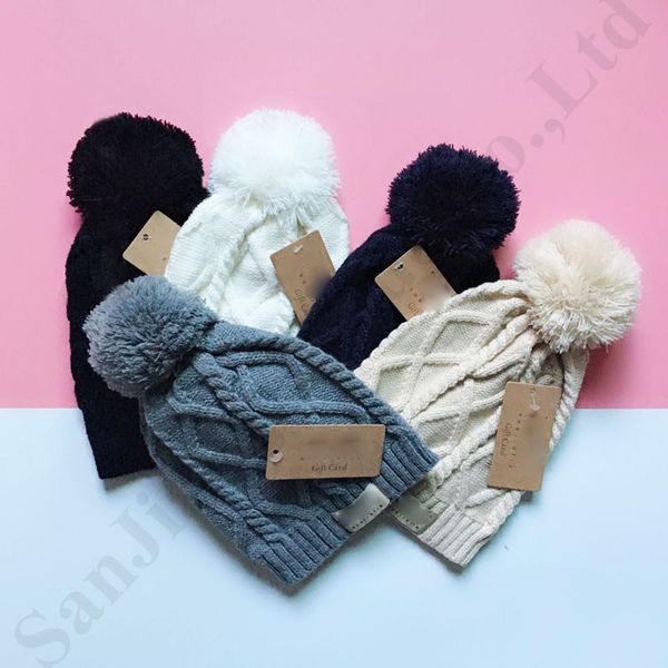 

ug knitted beanie hats women girls brand australia u&g skiing cap winter outdoor sports caps warm crochet hat classic wool hats c91010, Yellow