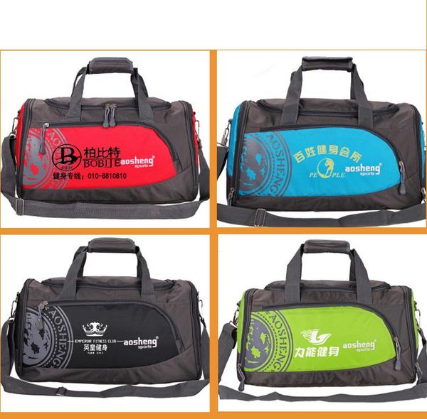 

2020 new nylon outdoor sports gym bag professional men women fitness travel handbag training female yoga duffel shoulder bag