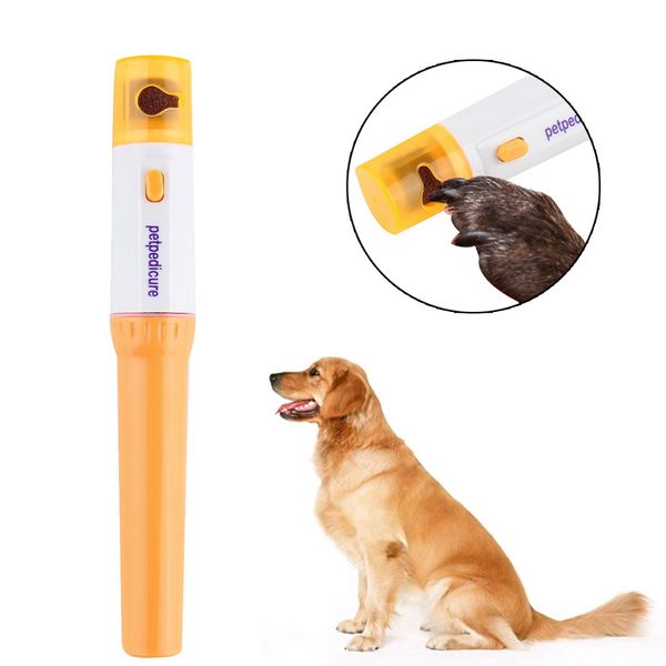 

electric painless pet nail clipper pedi pet dogs cats paw nail trimmer cut pets grinding file kit grooming products portable nail file kit