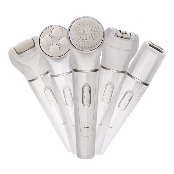 Multi Functional Beauty Device 5 In 1 Rechargeable Facial Cleansing