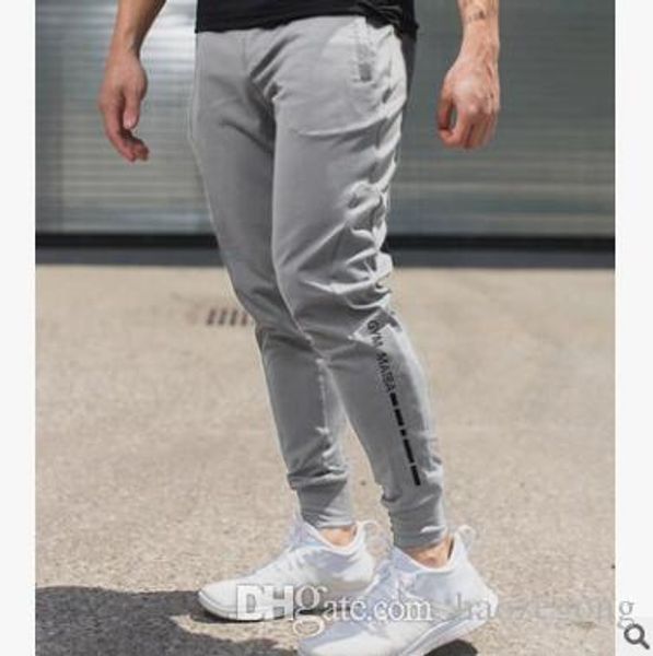 

new trend fitness men joggers sweatpants letter printed sportswear jogger pants men casual trousers men gyms bodybuilding track pants