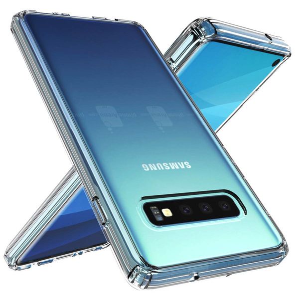 Para Samsung Galaxy S10 Caso híbrido Limpar Slim fina à prova de choque Armadura TPU Bumper caso capa protetora para Samsung Galaxy S10 Além disso S10 Lite