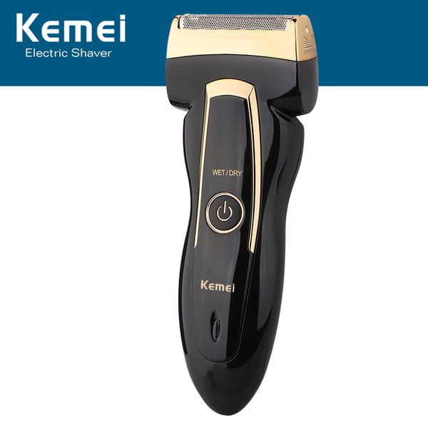 

kemei 3d double floating heads electric shaver for men rechargeable cordless portable reciprocating travel use safe km-858 eu