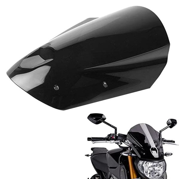 

motorcycle windshield windscreen with mounting bracket for yamaha mt-09 fz-09 fz mt 09 2013 2014 2015 2016 smoked