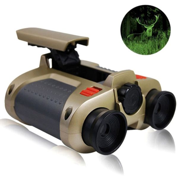 

4x30 binocular telescope pop-up light night vision scope binoculars novelty children kid boy toys light tool