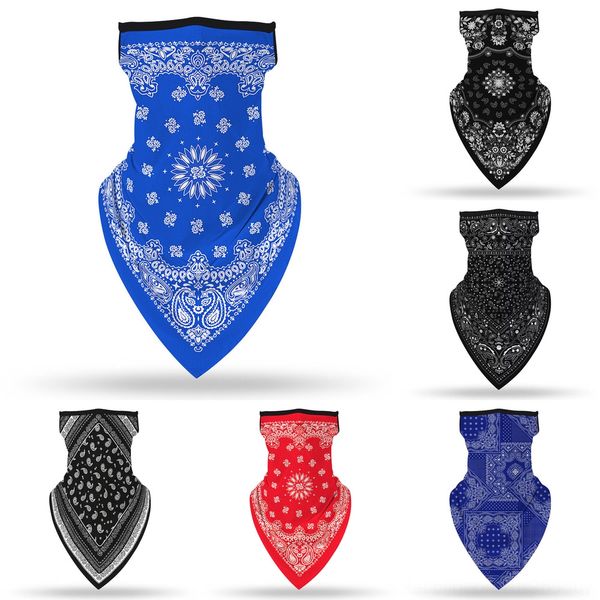 

vwhtb cycling 3d headscarf neck scarf motorcycle face masks windproof uv headband skull face bandana ciclismo shield scarfs, Black