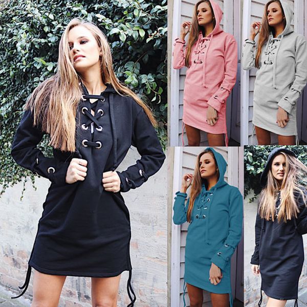 

for selling autumn and winter new style selling mid-length hoodie women's, Black