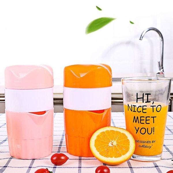 

portable 300ml manual lemon juicer orange citrus squeezer fruit coffee cuplarge capacity teacup kitchen accessories juicer cup