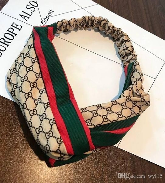 

new arrival women designer headbands bohemian letter hair bands hair jewelry accessory luxury head scarf mix colors, Pink