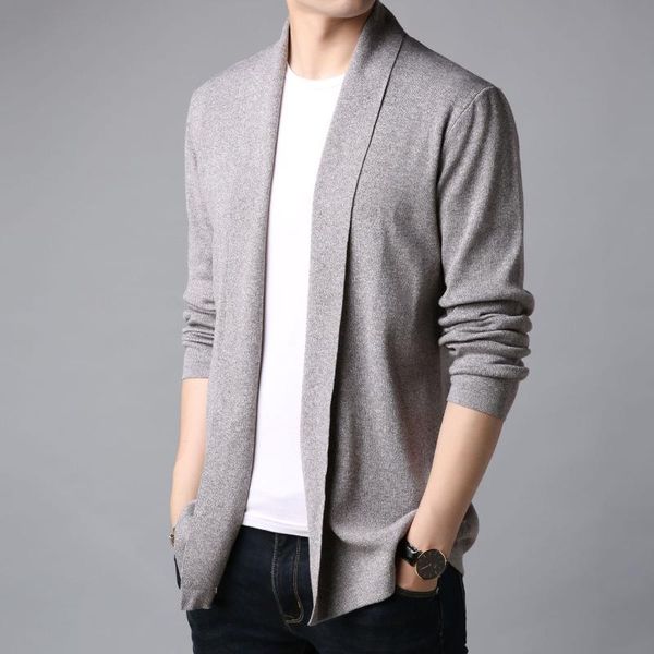 

mrmt 2019 brand autumn men's jackets cardigan sweater slim fit youth overcoat for male sweater jacket clothing, White;black