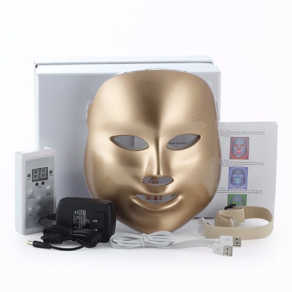 

led mask 3/7 color pn electric anti wrinkle acne removal face skin rejuvenation beauty apparatus ing