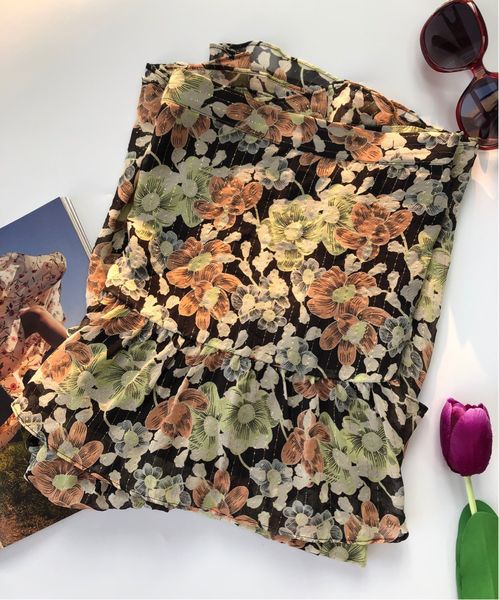 

женщины юбка золото printed юбка, Black