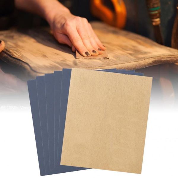 

100pcs sandpaper sanding sheet waterproof brown for wet dry dual-use sanding paper abrasive tool
