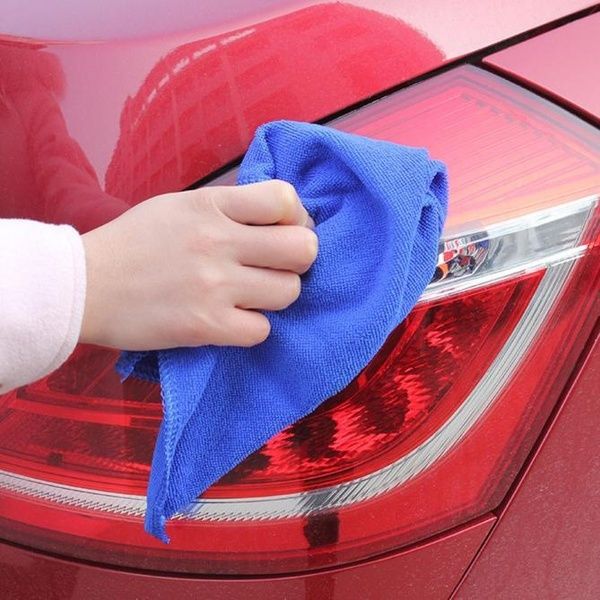 

30*30cm soft microfiber fiber buffing fleece car wash towel absorbent dry cleaning kit set for car