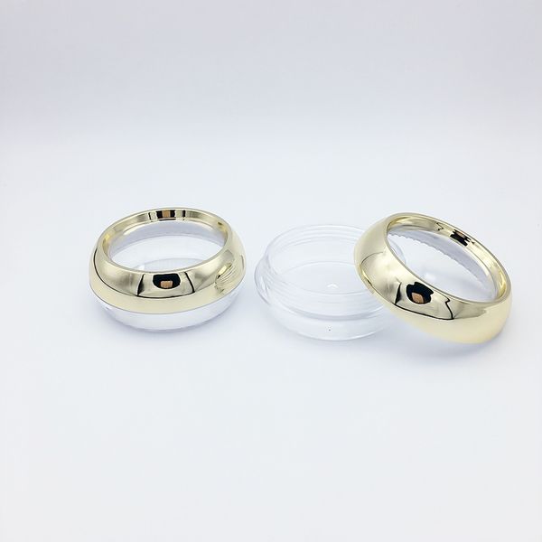 

20 г прозрачная пластиковая косметическая бутылка с золотой крышкой высококачественная таблетка для капсул пустая акриловая упаковочная буты