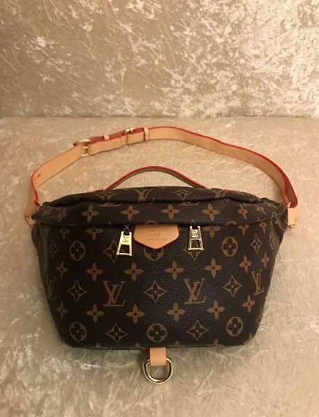 

2018 Дизайнер Новые Stlye Известный Bumbag Креста Тела Сумка Autn Материал Талии Сумки Bum Унисекс Талии Сумки M43644 Бесплатная Доставка