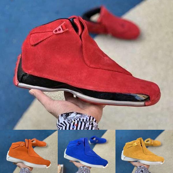 

jumpman 18 18s xviii mens basketball shoes toro og asg black white red bred blue athletic sports sneakers trainers designer