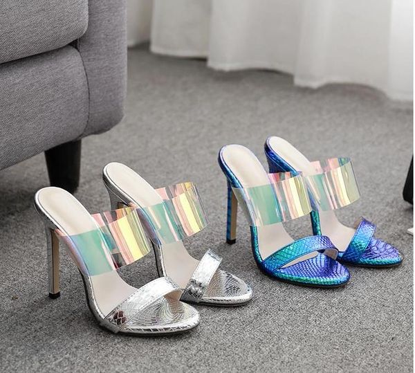 

high stiletto heels sandals luxury women designer shoes come with box size 35 to 40, Black