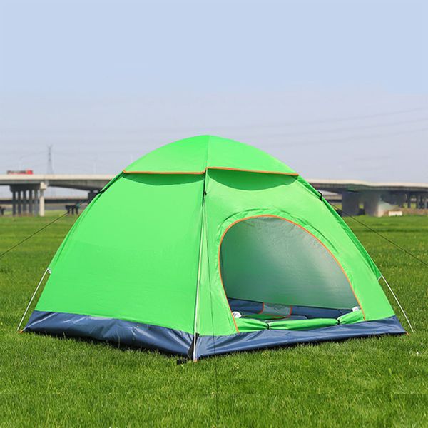 

camping tent backpacking tents portable waterproof hiking tent anti-uv 2/3 person folding automatic -up open sun shelters