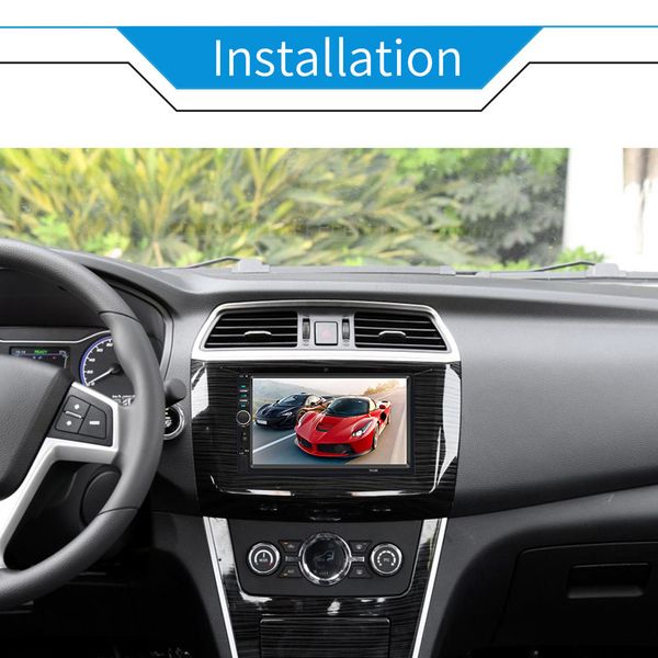 

20# swm-7018b car mp3 bluetooth fm u disk reversing rear view touch screen car audio stereo touch screen mp3 player