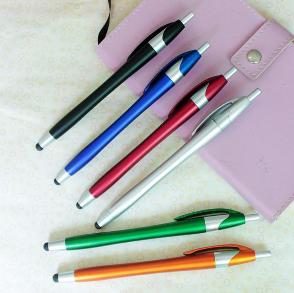 

Cu tom logo univer al capacitive tylu pen for iphone 7 7plu 6 6 5 5 touch pen for cell phone for tablet different color