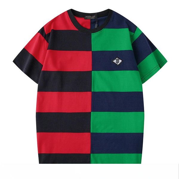 

мужская дизайн футболки мода мужская одежда 2020 лето повседневная уличная футболка заклепки хлопчатобумажная смесь круглый вырез с коротким, White